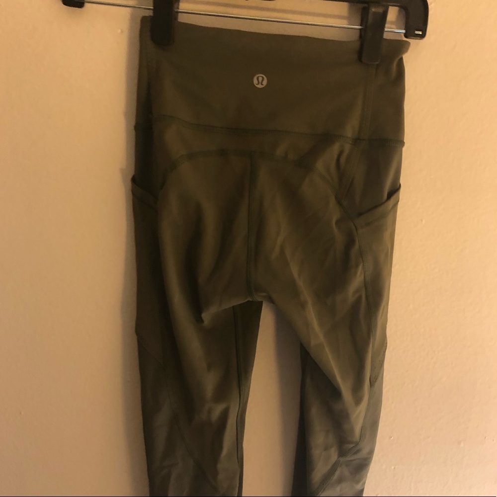 Lulu lemon hunter green leggings